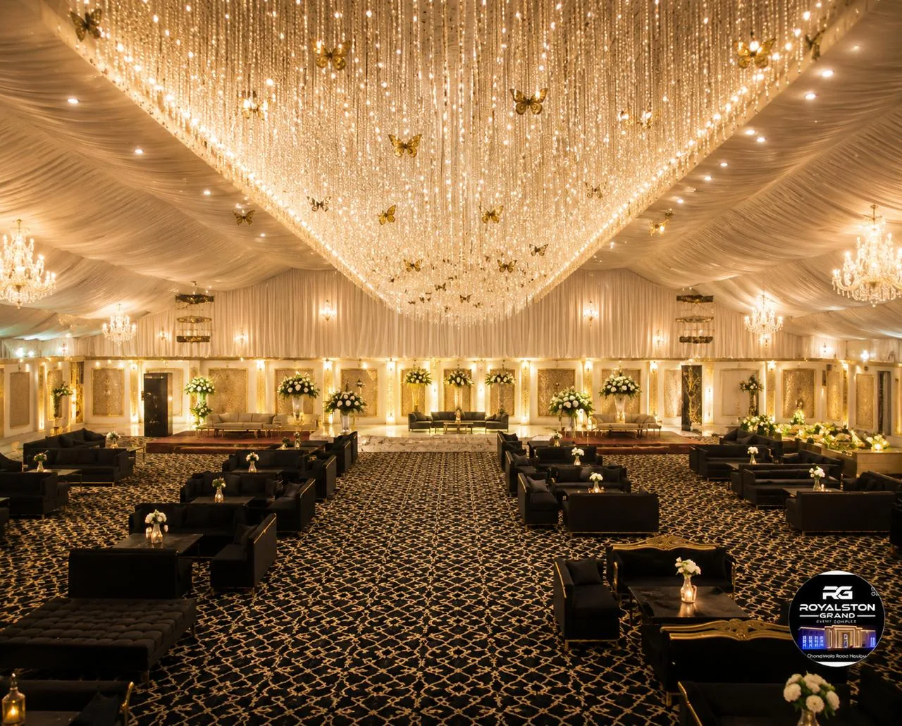 Royalston Grand interior prepared for a future venue video tour